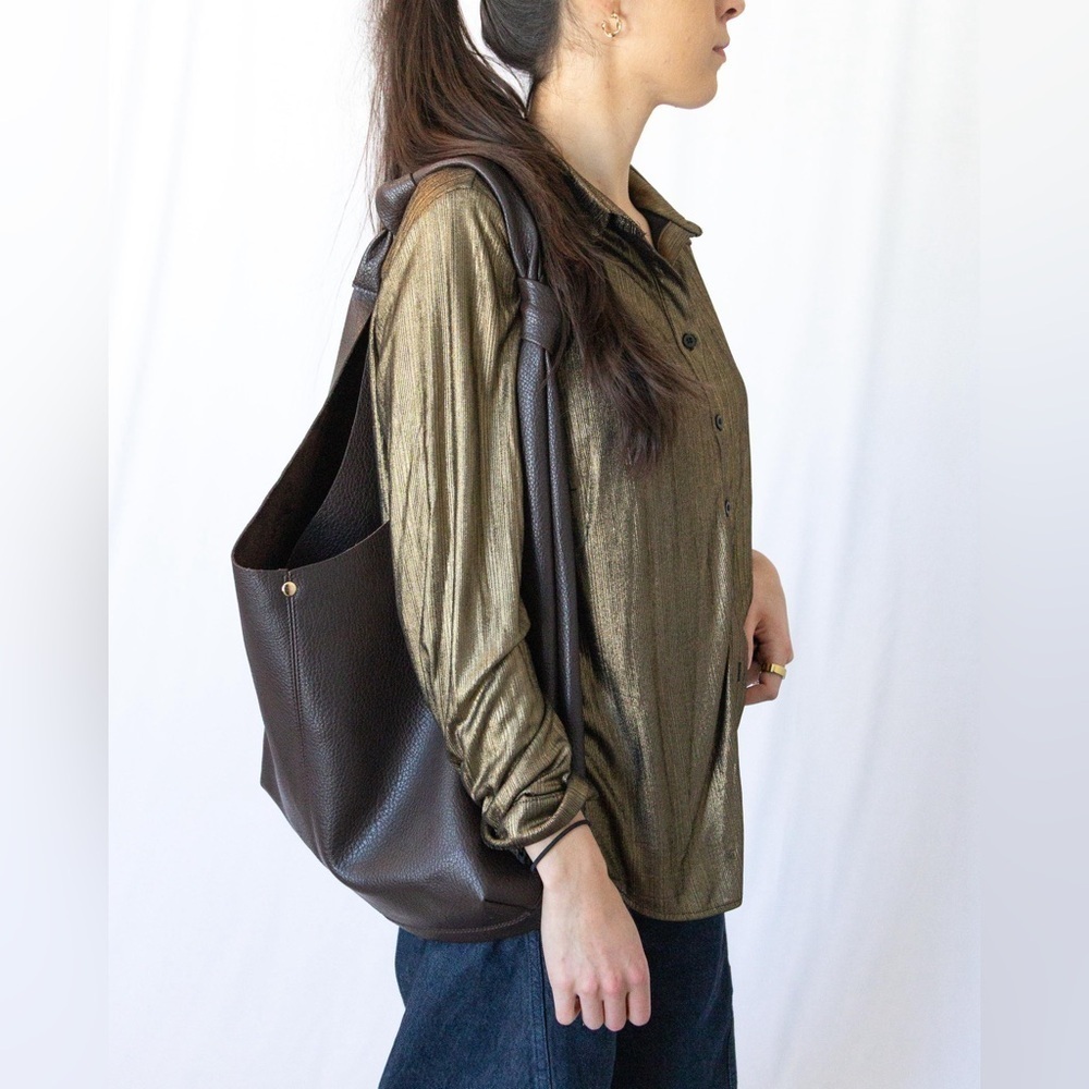 Gold Button Down - Picture 5 of 10